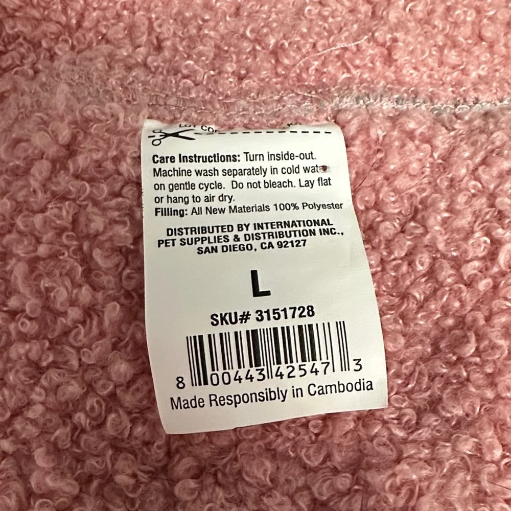 Pink and Gray Dog Vest - Picture 4 of 6